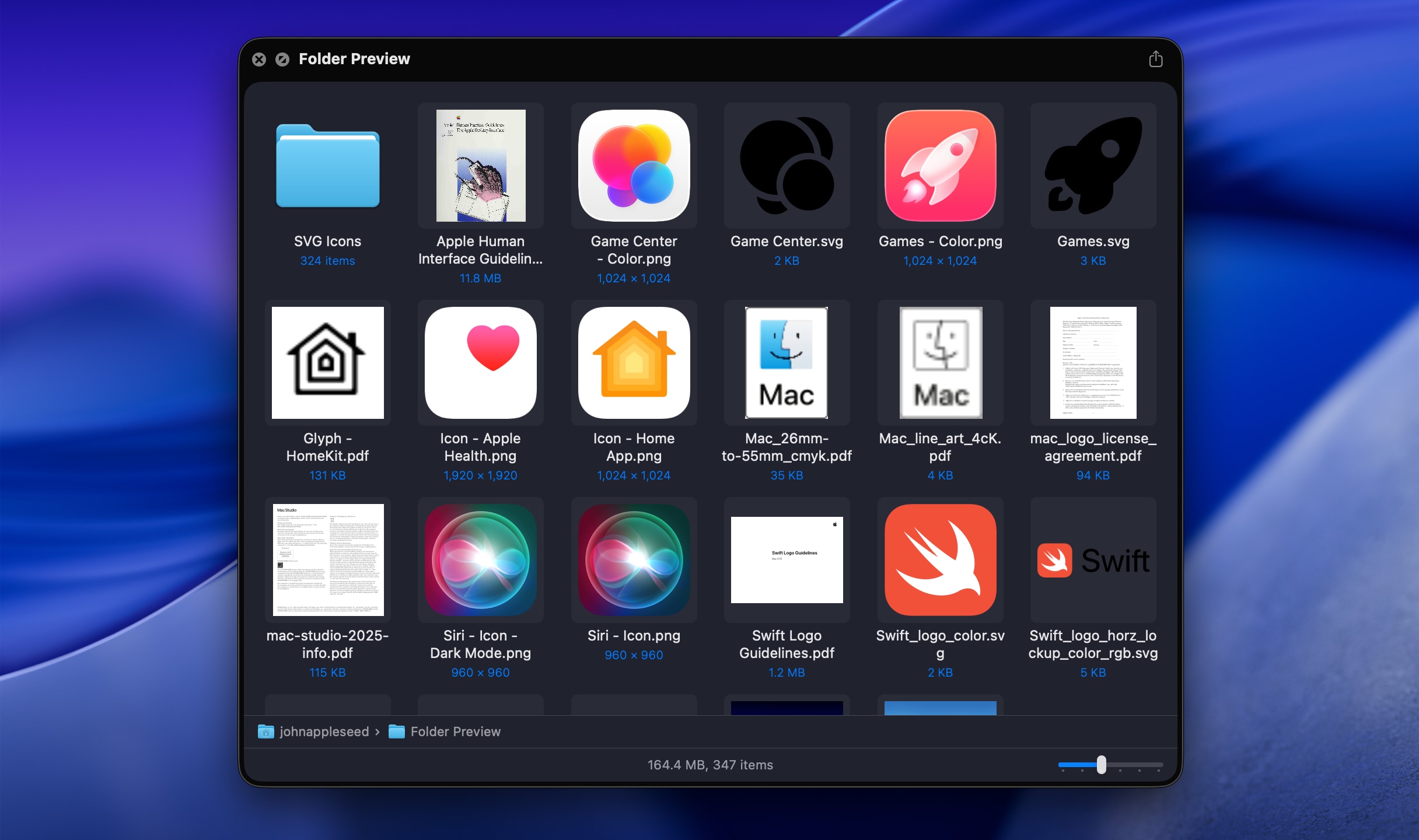 Folder Preview screenshot